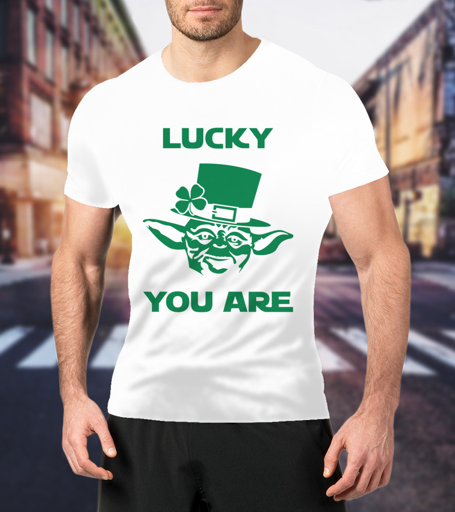 Yoda Irish Lucky You Are T-Shirt