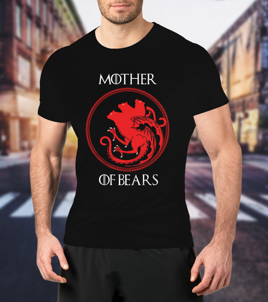 Mother Of Bears Three-Headed Serpent Emblem T-Shirt