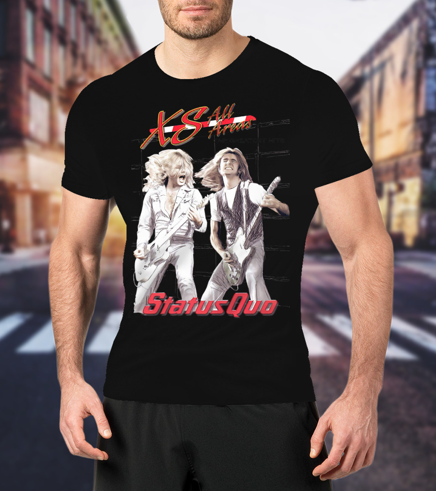 XS All Areas The Greatest Hits Status Quo T-Shirt