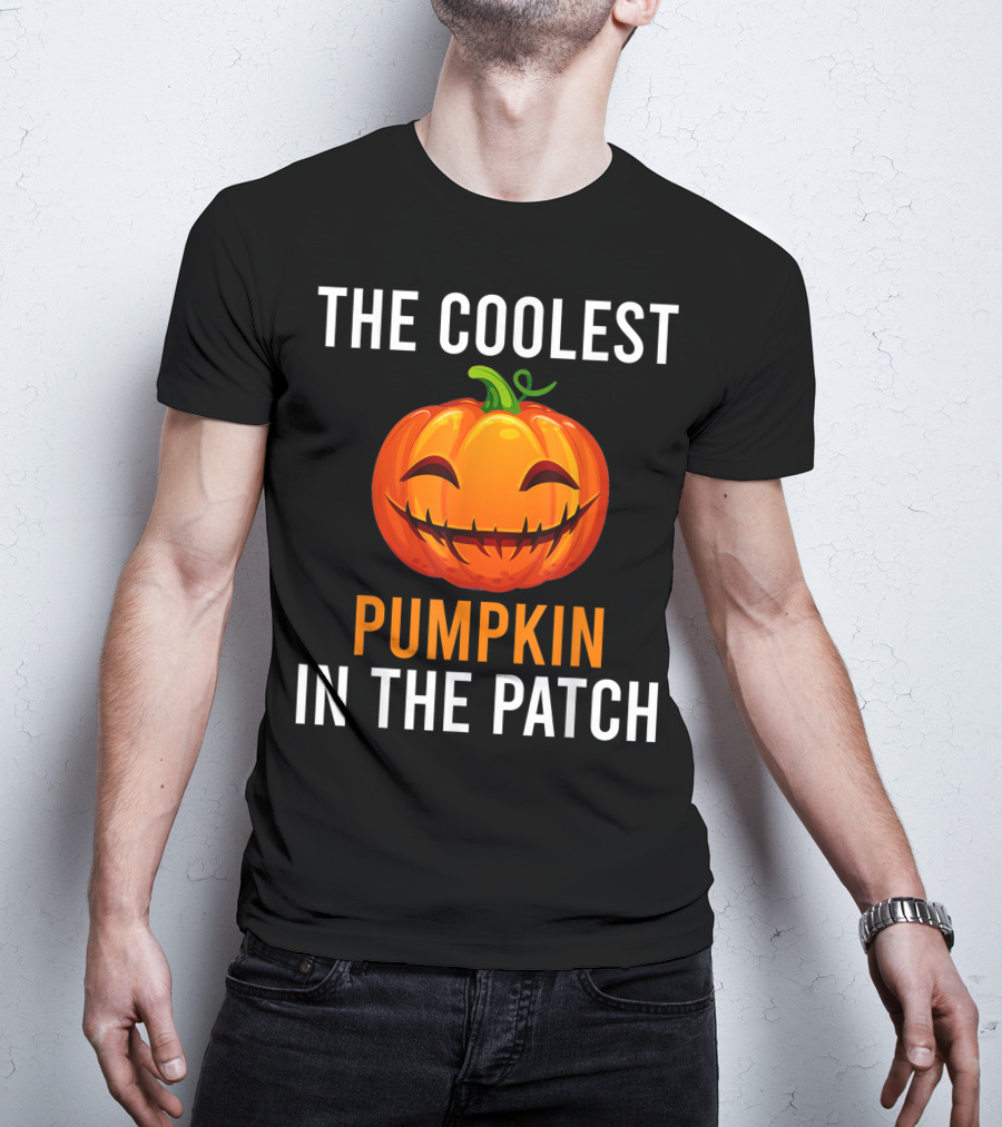 The Coolest Smiling Pumpkin In The Patch T-Shirt