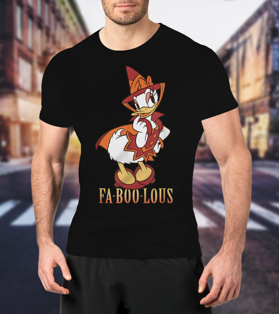 Disney Halloween Daisy Duck Fa BOO Lous Witch Costume T-Shirt