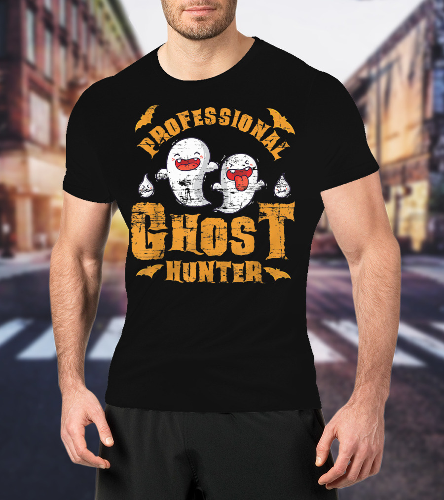 Professional Ghost Hunter Funny Spooky T-Shirt