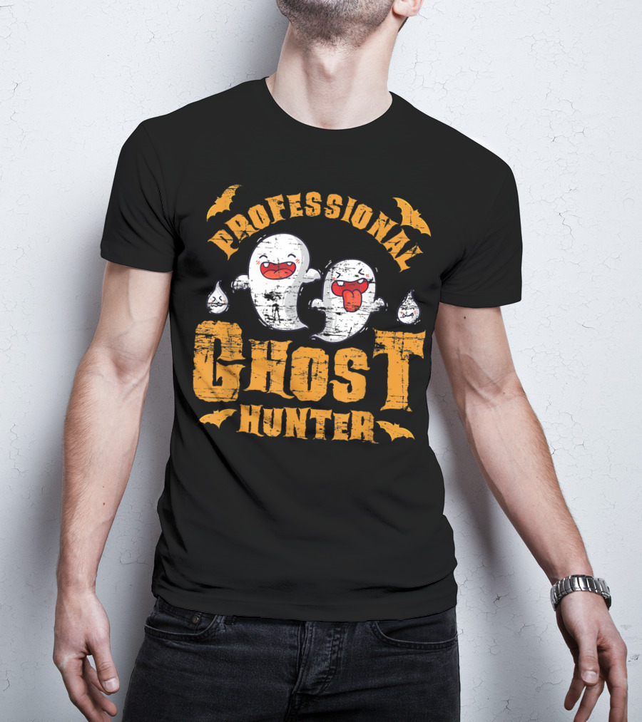 Professional Ghost Hunter Funny Spooky T-Shirt