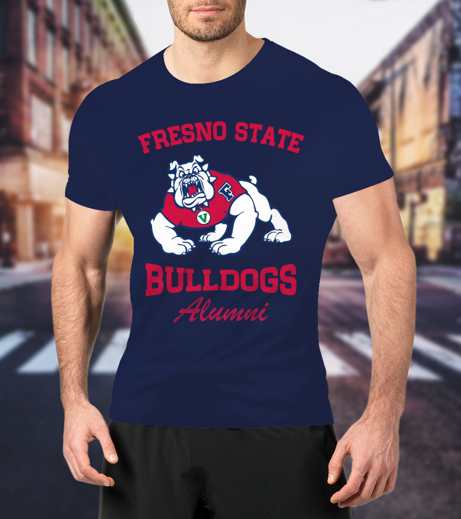 Fresno State Bulldogs Alumni Bulldog Mascot T-Shirt