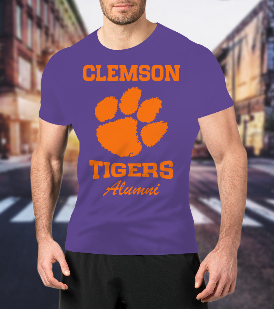 Clemson Tigers Alumni Paw Prints T-Shirt