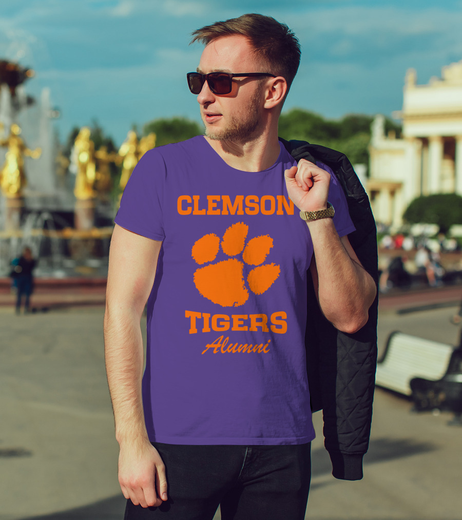 Clemson Tigers Alumni Paw Prints T-Shirt