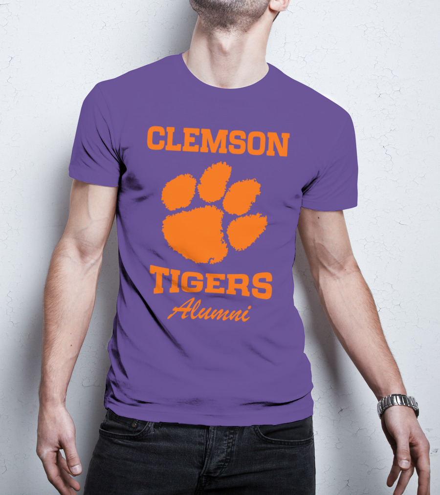 Clemson Tigers Alumni Paw Prints T-Shirt