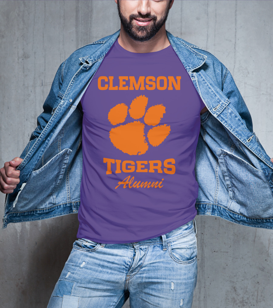 Clemson Tigers Alumni Paw Prints T-Shirt