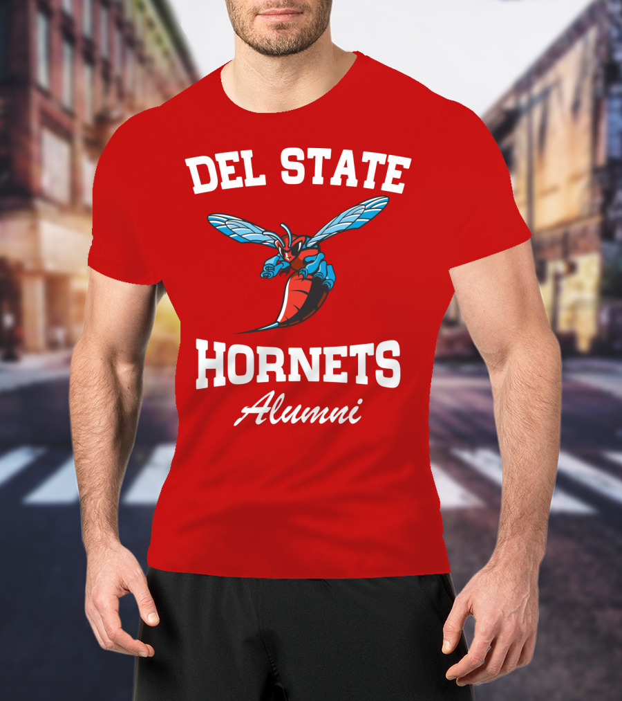 Del State Hornets Alumni T-Shirt