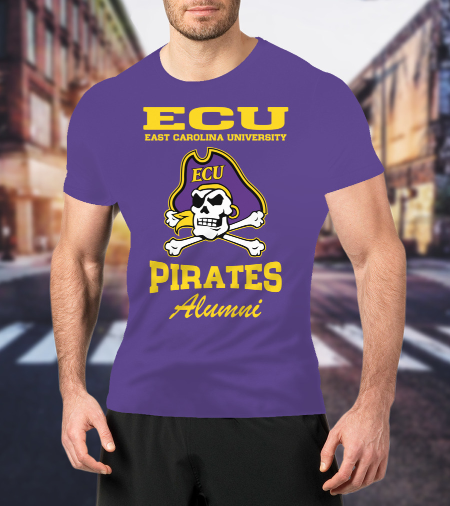 ECU East Carolina University Pirates Alumni T-Shirt