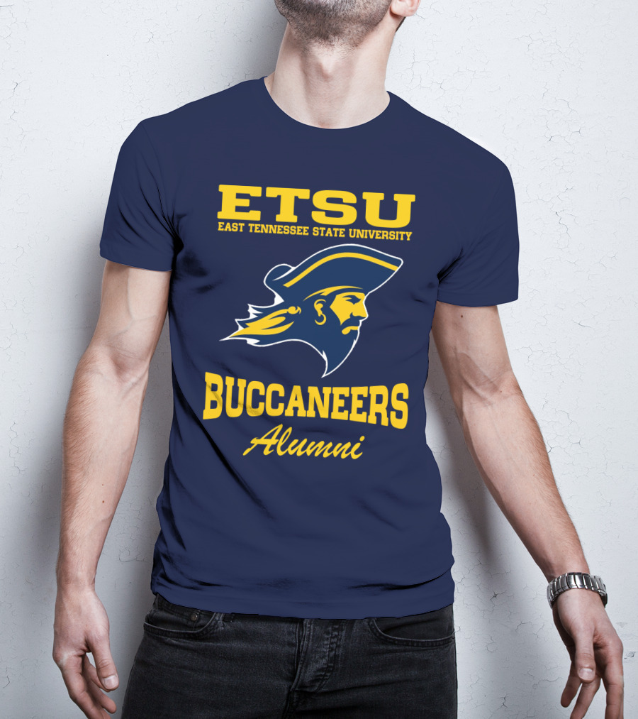 ETSU East Tennessee State University Buccaneers Alumni T-Shirt