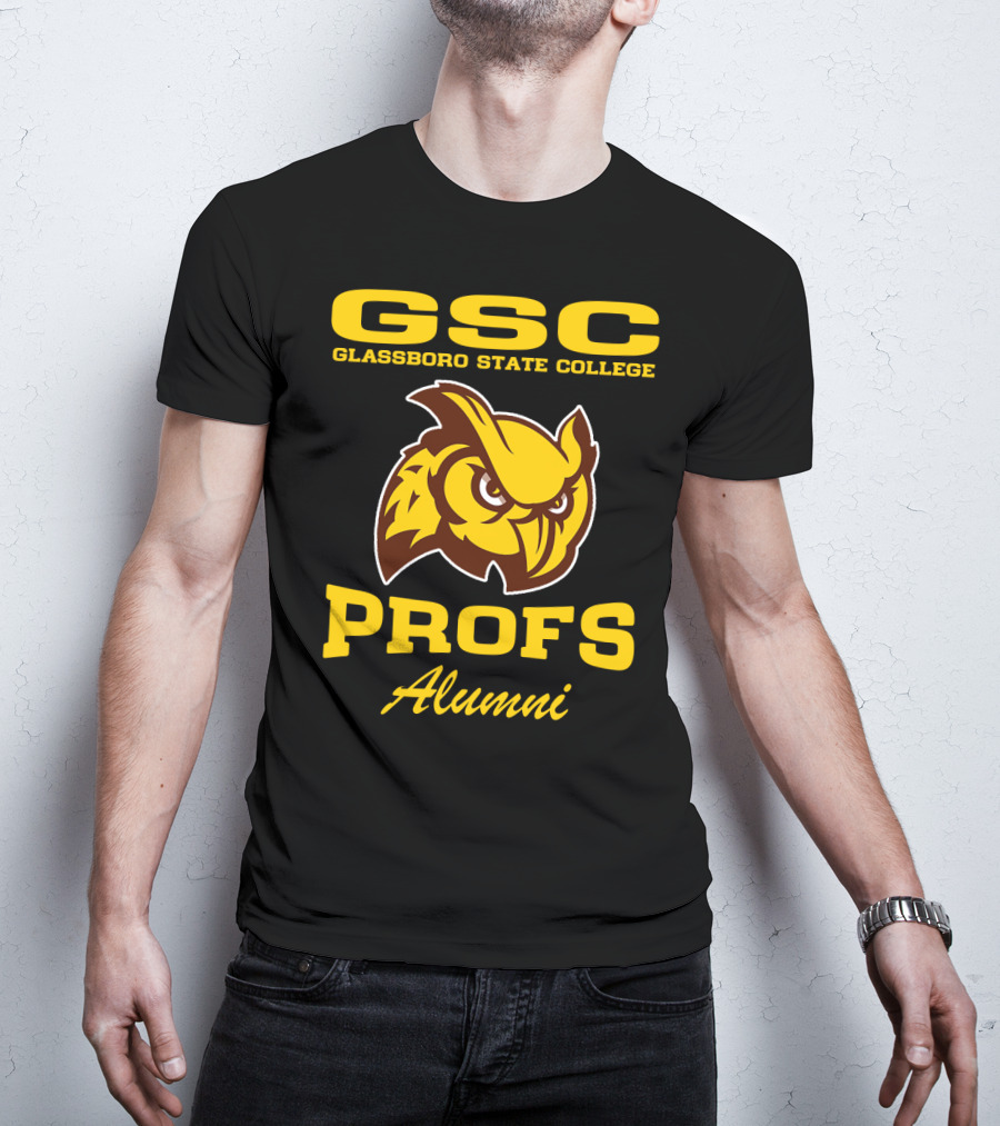 GSC Glassboro State College Profs Alumni Owl T-Shirt