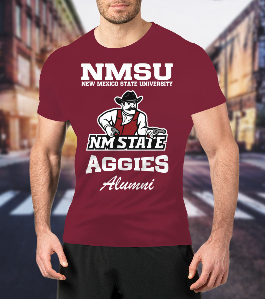 NMSU New Mexico State University NM State Aggies Alumni T-Shirt