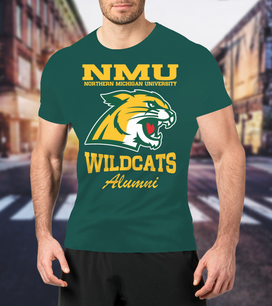 NMU Northern Michigan University Wildcats Alumni T-Shirt
