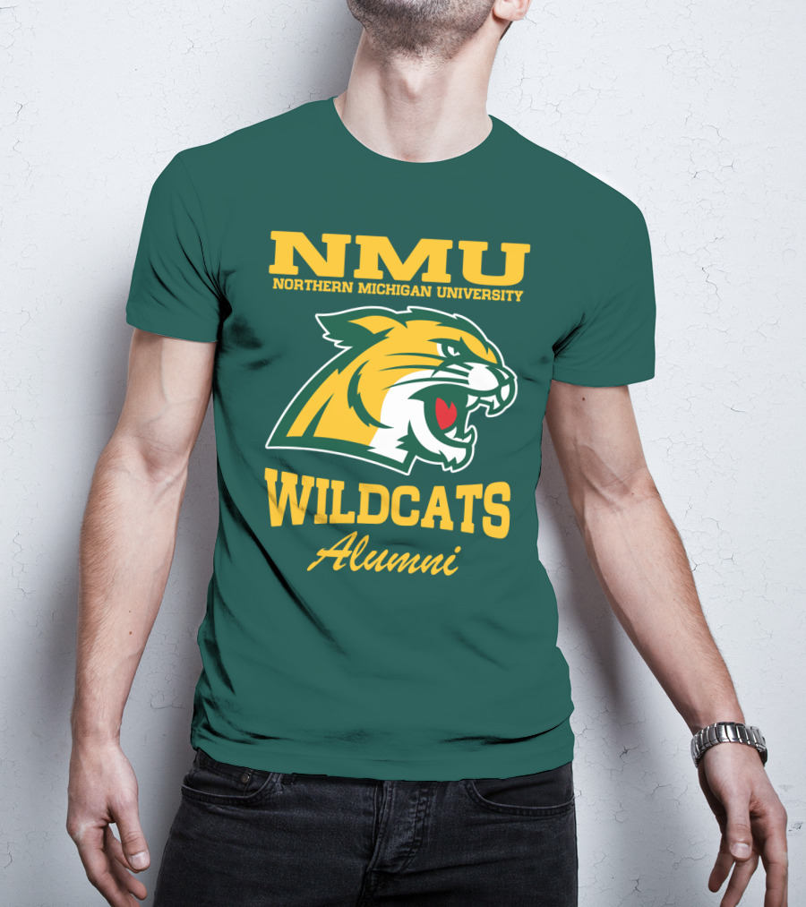 NMU Northern Michigan University Wildcats Alumni T-Shirt