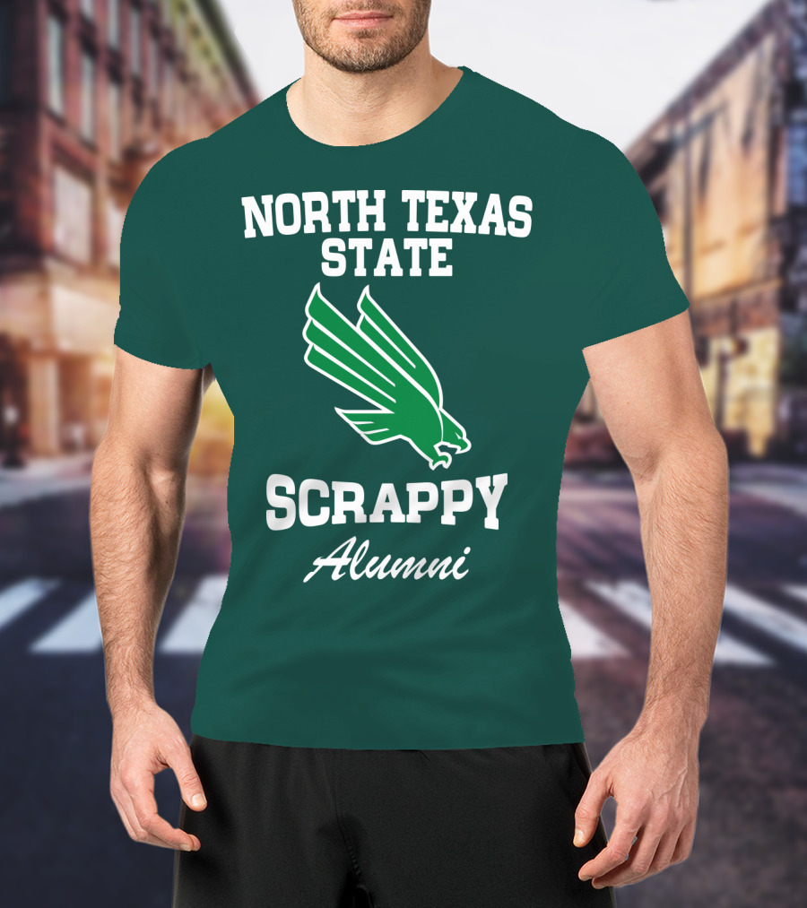 North Texas State Scrappy Alumni T-Shirt