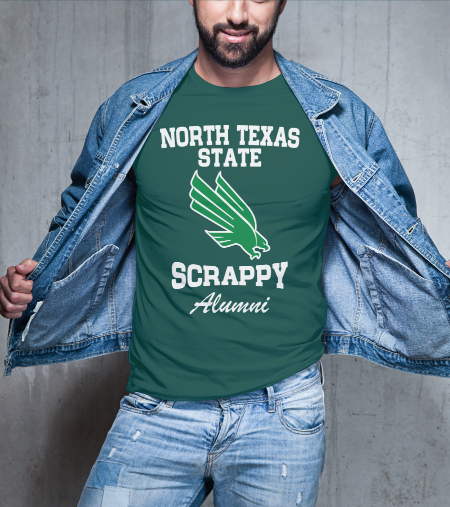 North Texas State Scrappy Alumni T-Shirt