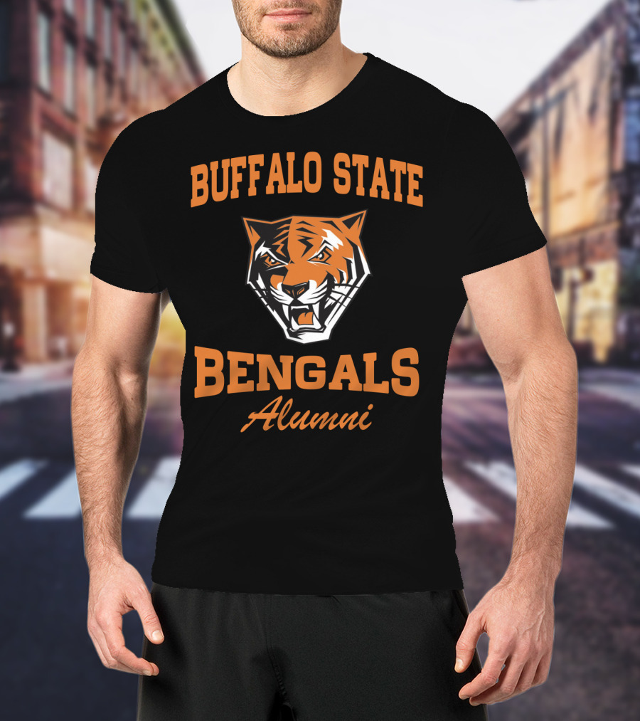 Buffalo State Bengals Alumni Tiger Mascot T-Shirt