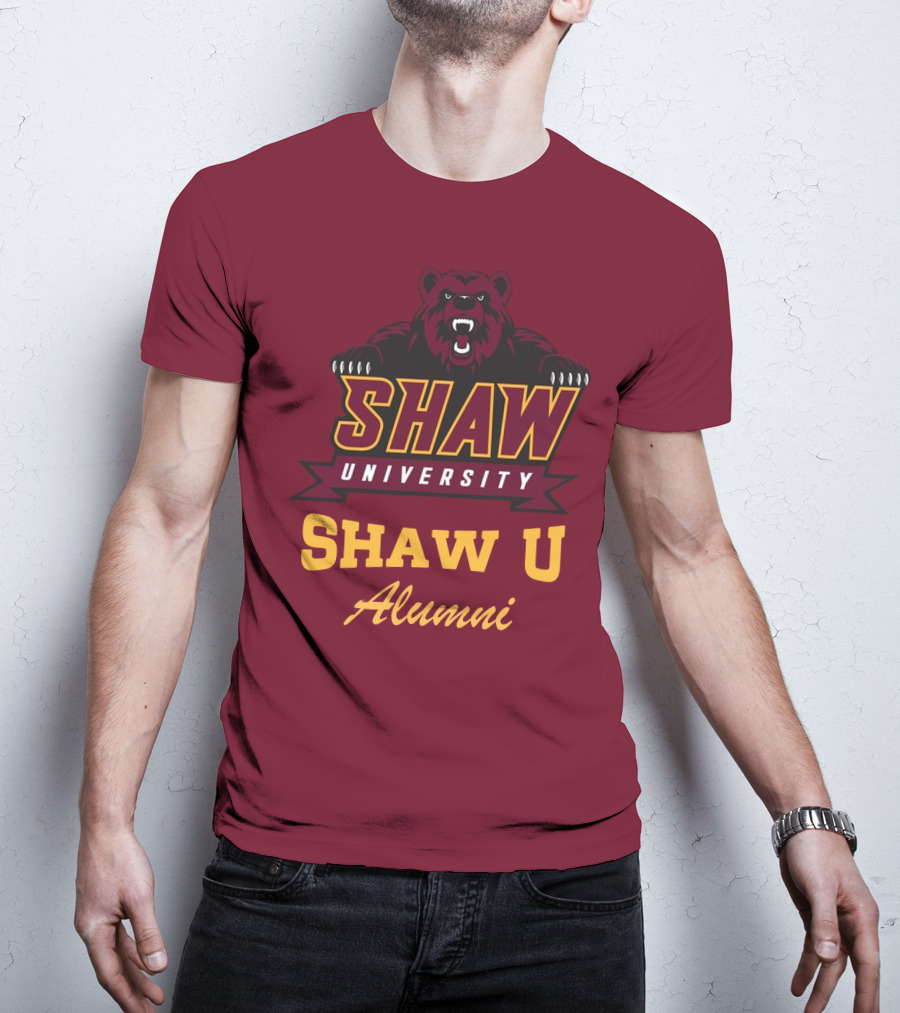 Shaw University Bear Shaw U Alumni T-Shirt