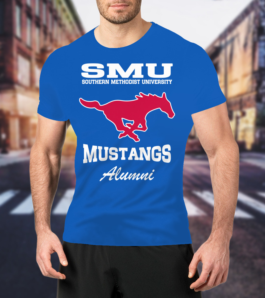 SMU Southern Methodist University Mustangs Alumni T-Shirt