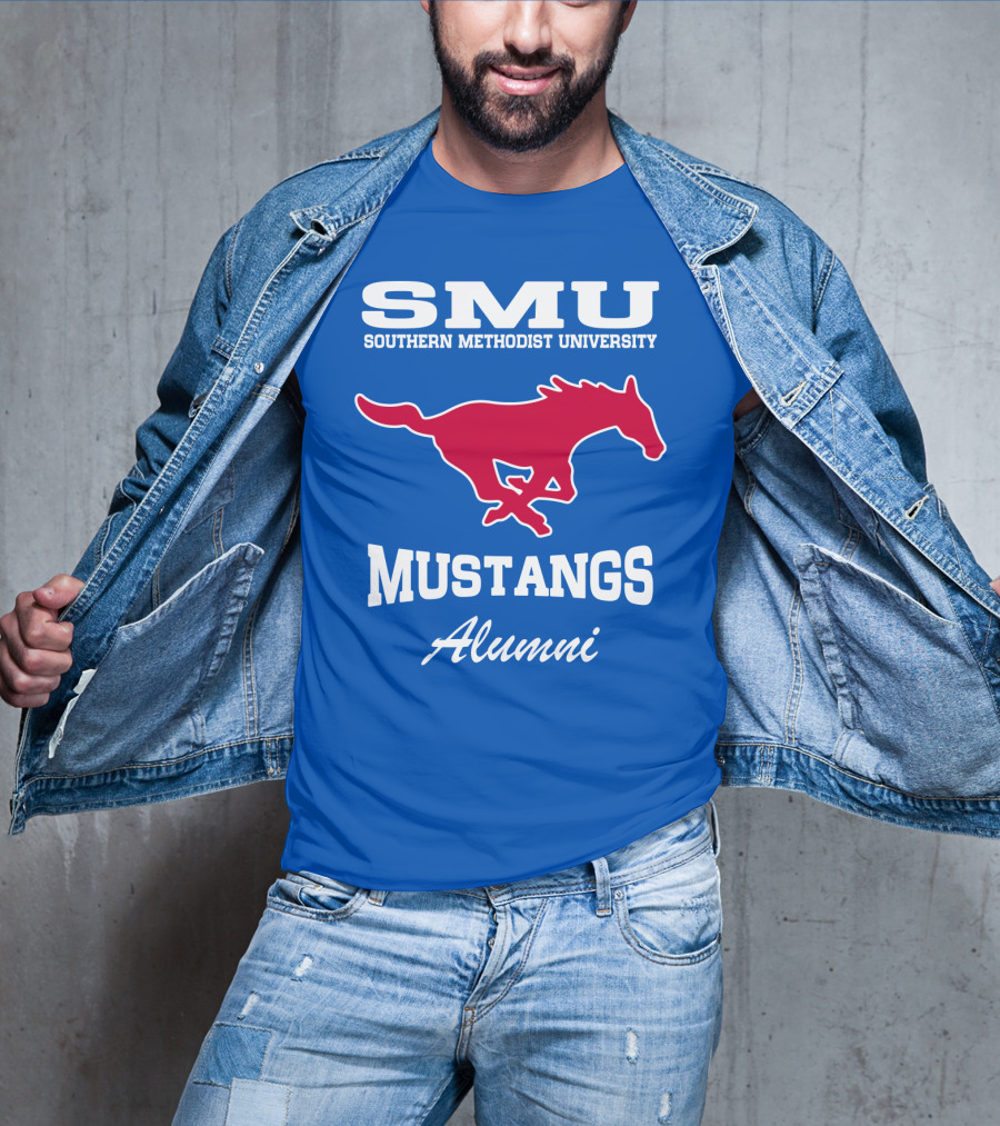 SMU Southern Methodist University Mustangs Alumni T-Shirt