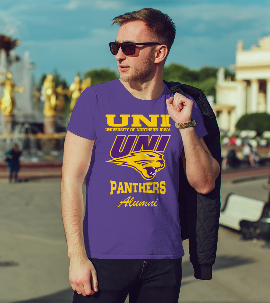 UNI University Of Northern Iowa Panthers Alumni T-Shirt