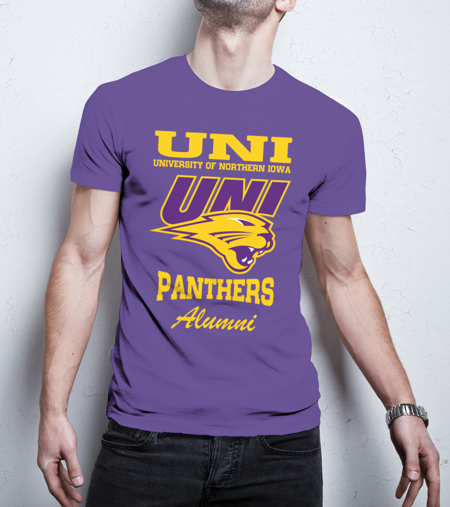 UNI University Of Northern Iowa Panthers Alumni T-Shirt