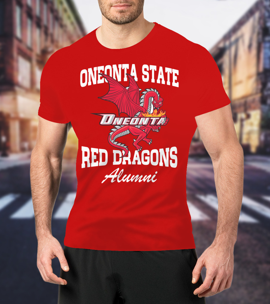 Oneonta State Red Dragons Alumni T-Shirt
