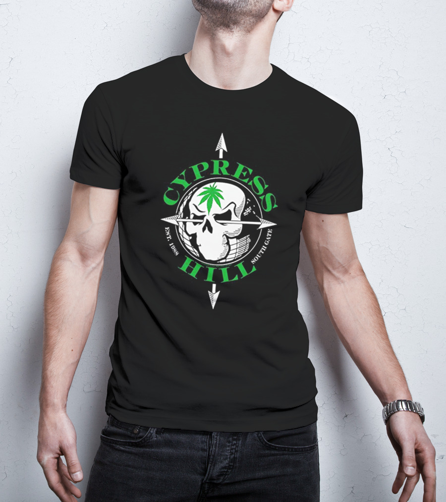 Cypress Hill Est. 1988 South Gate Skull T-Shirt