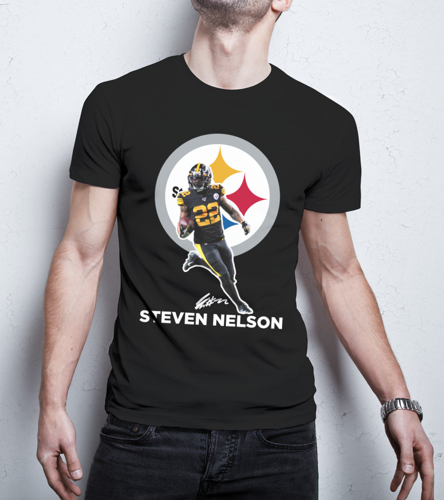 Steven Nelson Pittsburgh Football Number 22 T-Shirt