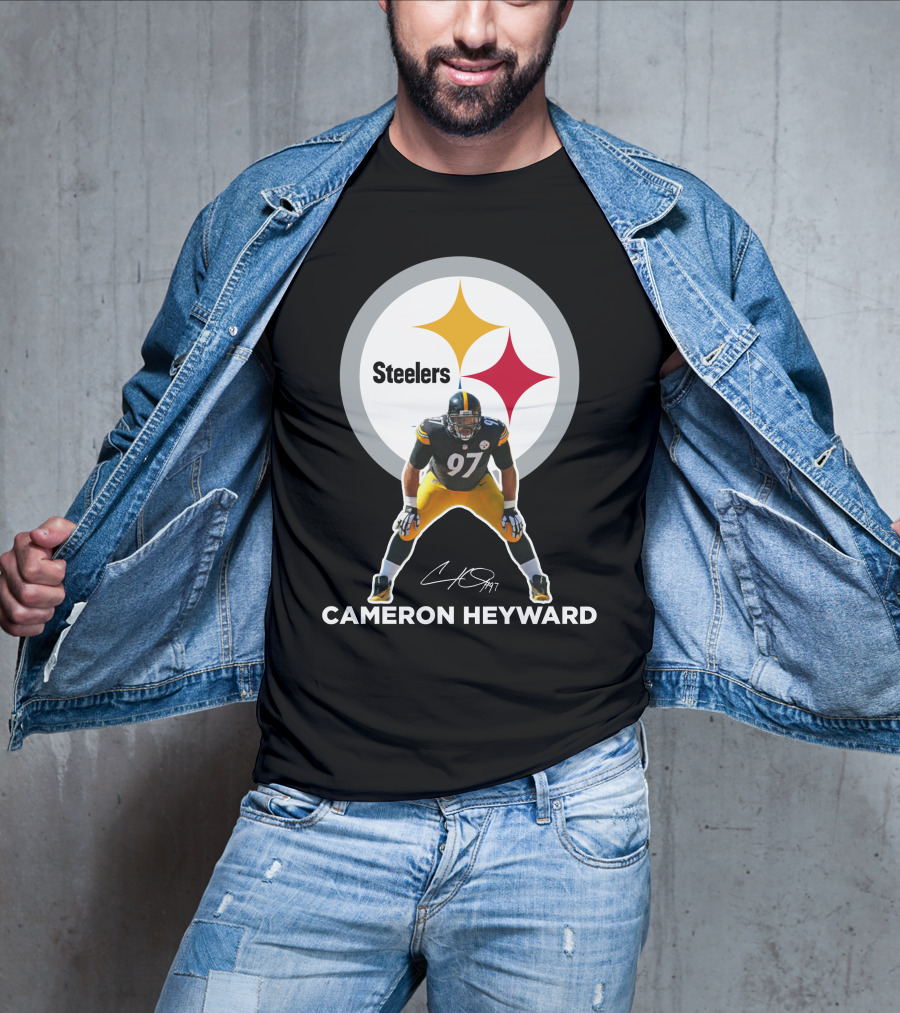 Cameron Heyward Pittsburgh Steelers 97 Nfl Player Signature T-Shirt