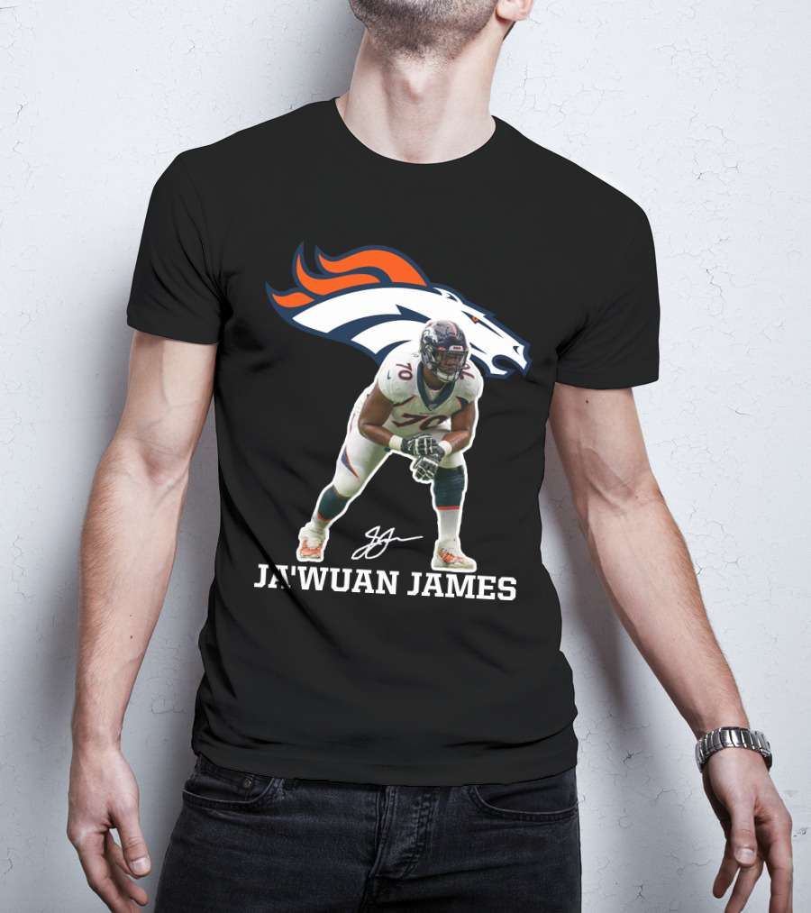 Ja'wuan James Denver Broncos Football Player Official Merchandise T-Shirt