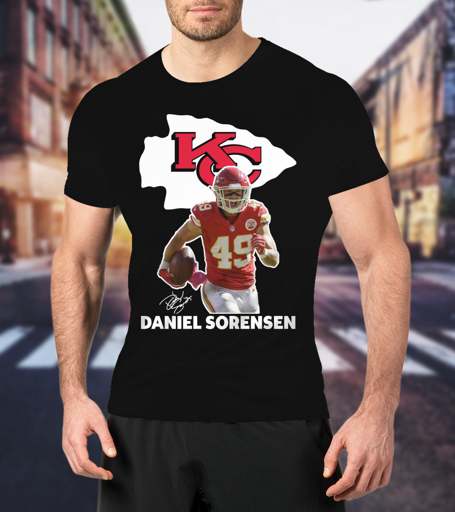 Daniel Sorensen Kansas City Chiefs 49 NFL Football Player T-Shirt