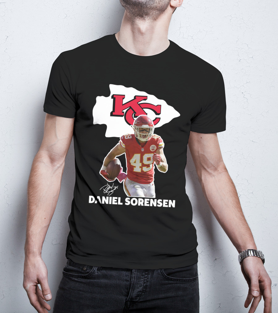 Daniel Sorensen Kansas City Chiefs 49 NFL Football Player T-Shirt