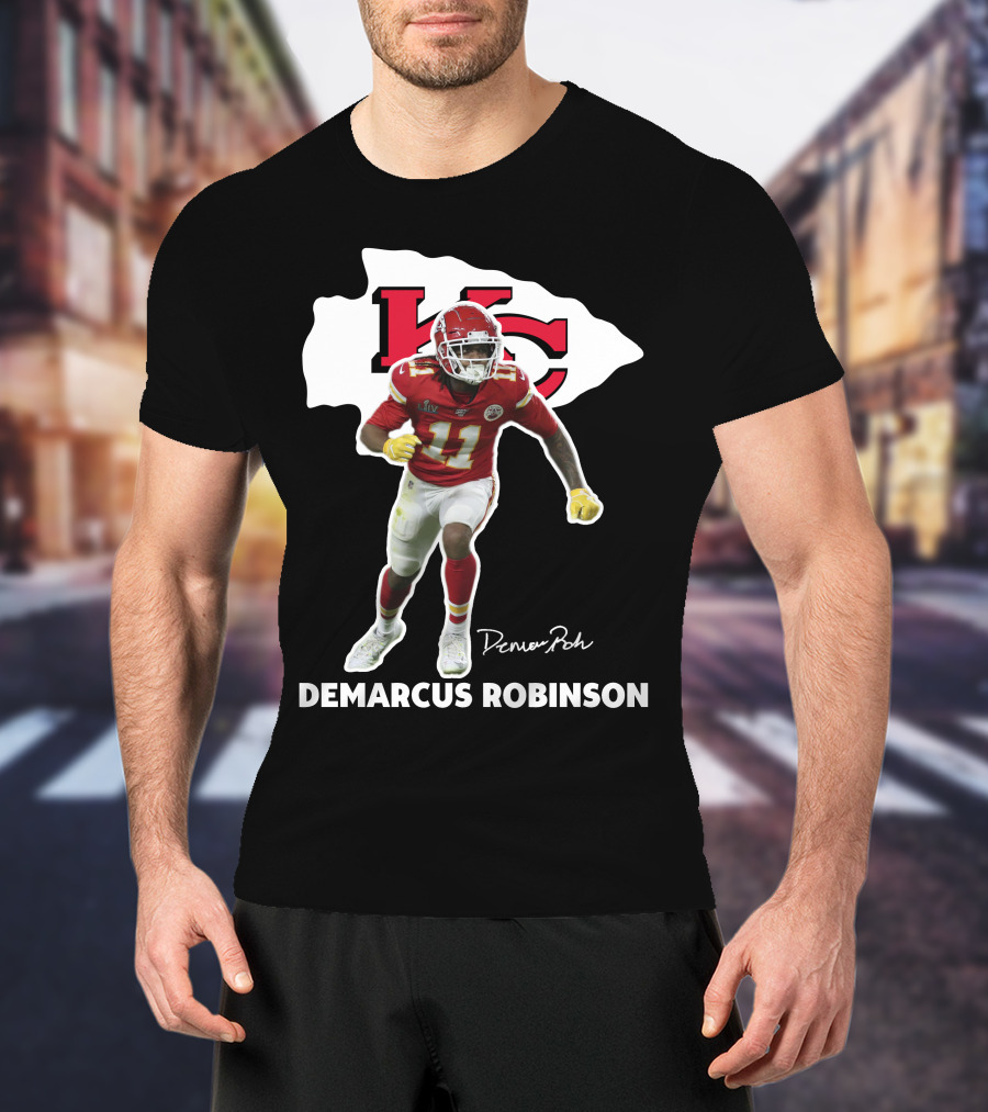 Kansas City Chiefs Demarcus Robinson NFL Player Number 11 NFLPA T-Shirt