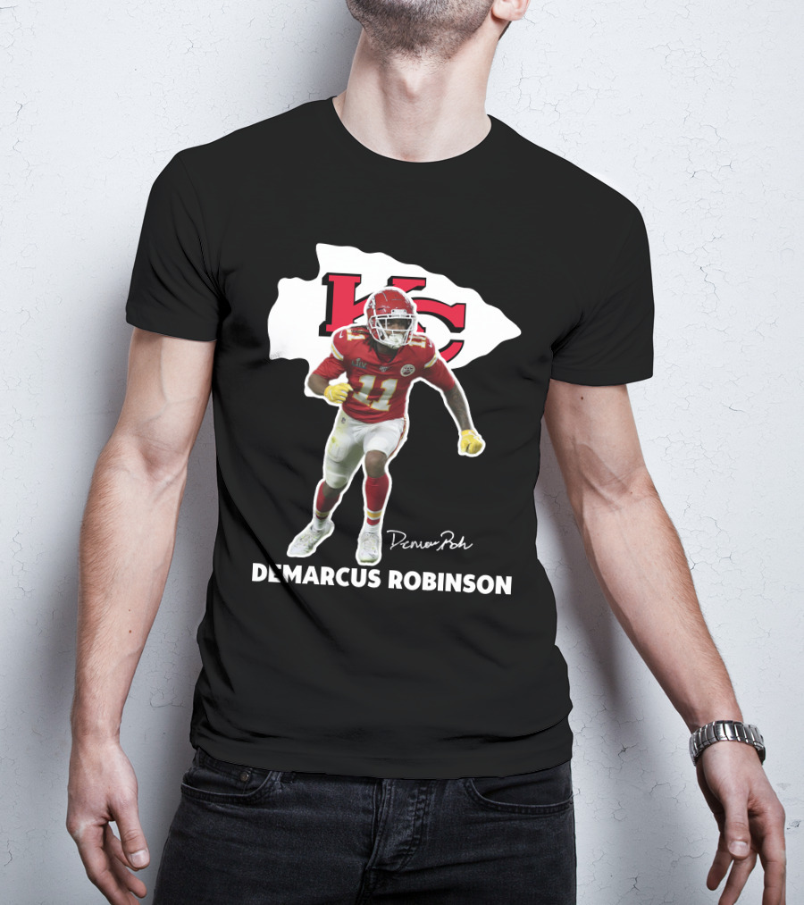Kansas City Chiefs Demarcus Robinson NFL Player Number 11 NFLPA T-Shirt