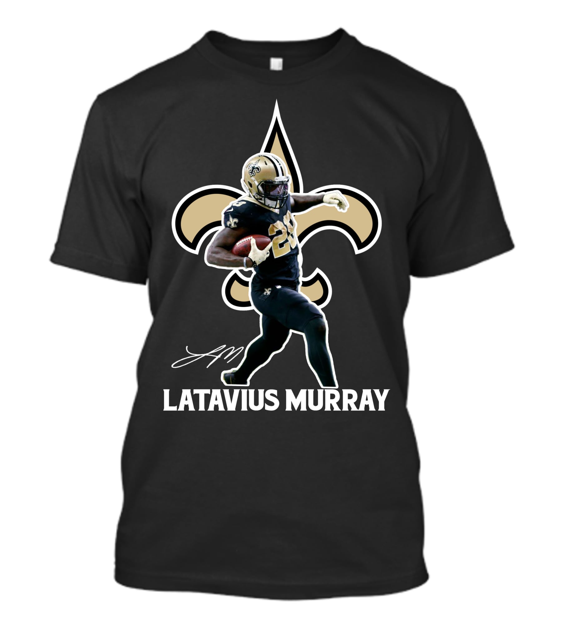 Latavius Murray New Orleans Saints NFL Fleur-de-lis T-Shirt