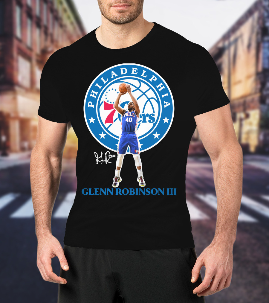 Philadelphia 76ers Glenn Robinson Iii T-Shirt