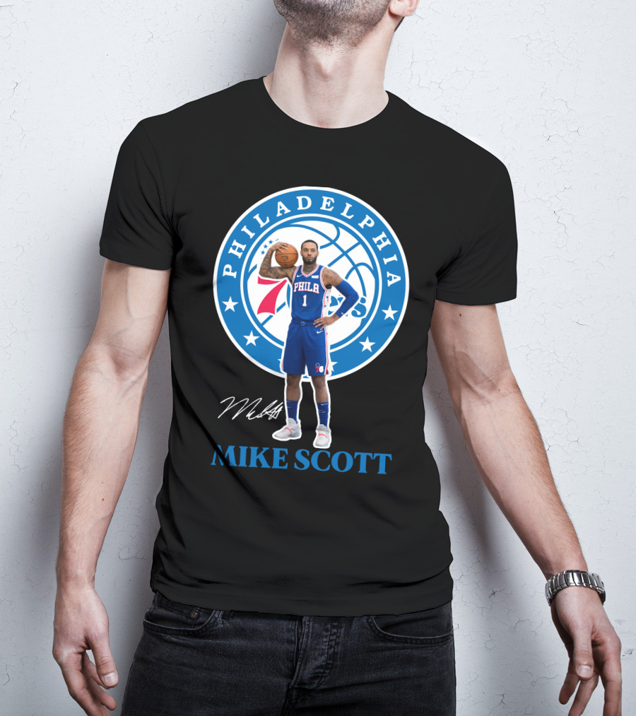 Philadelphia Mike Scott 76Er07 T-Shirt