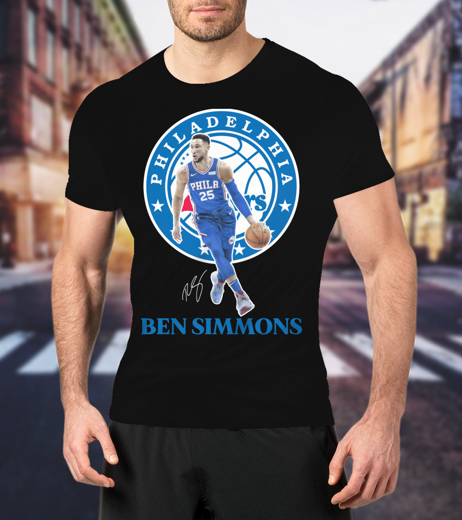 Philadelphia 76ers Ben Simmons 25 76Er01 T-Shirt