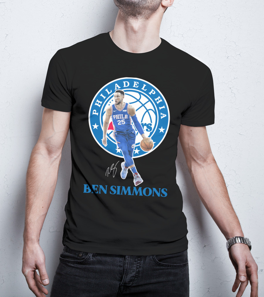 Philadelphia 76ers Ben Simmons 25 76Er01 T-Shirt