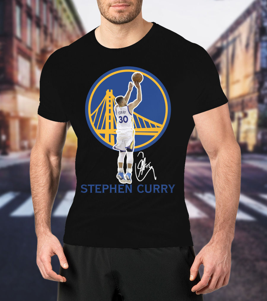 Stephen Curry Golden State Warriors 30 Signature Shot Gsw01 T-Shirt