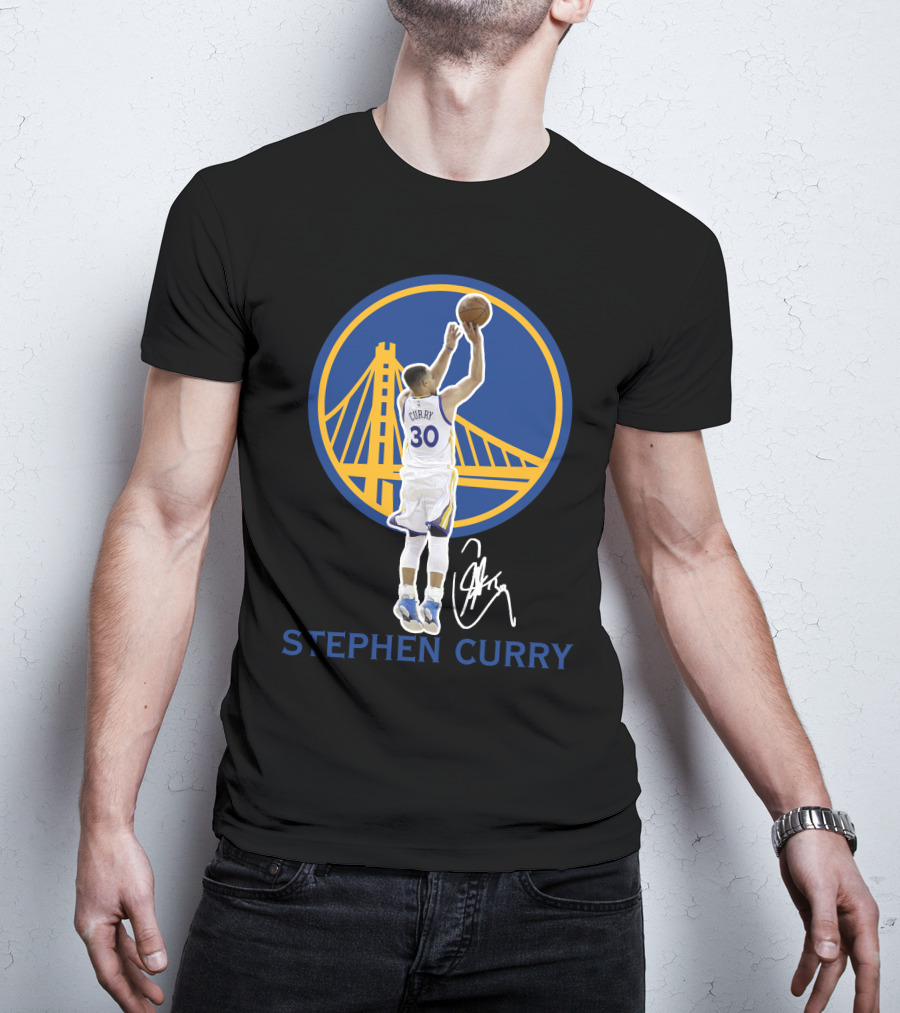 Stephen Curry Golden State Warriors 30 Signature Shot Gsw01 T-Shirt