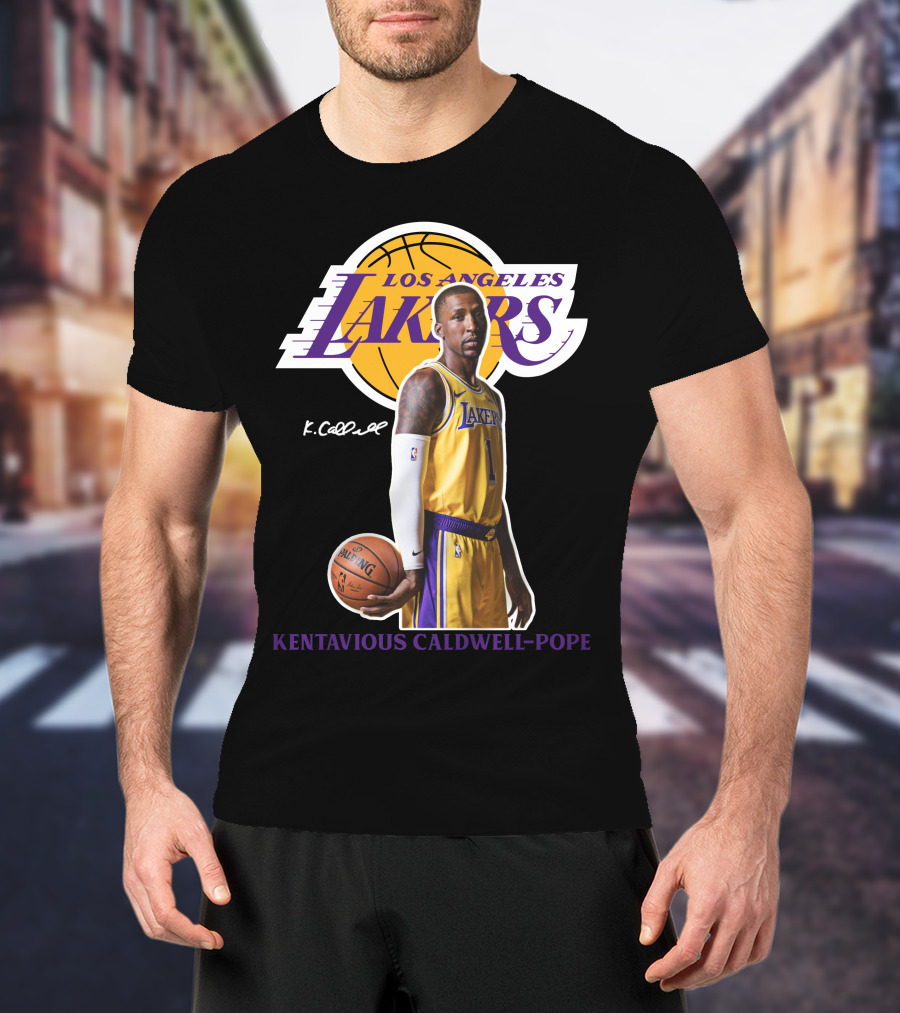 Los Angeles Lakers Kentavious Caldwell-Pope La07 T-Shirt