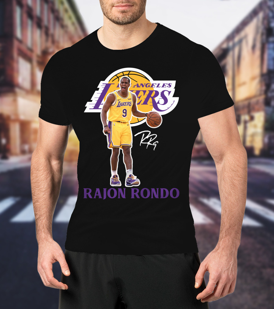 Los Angeles Lakers Rajon Rondo La04 T-Shirt