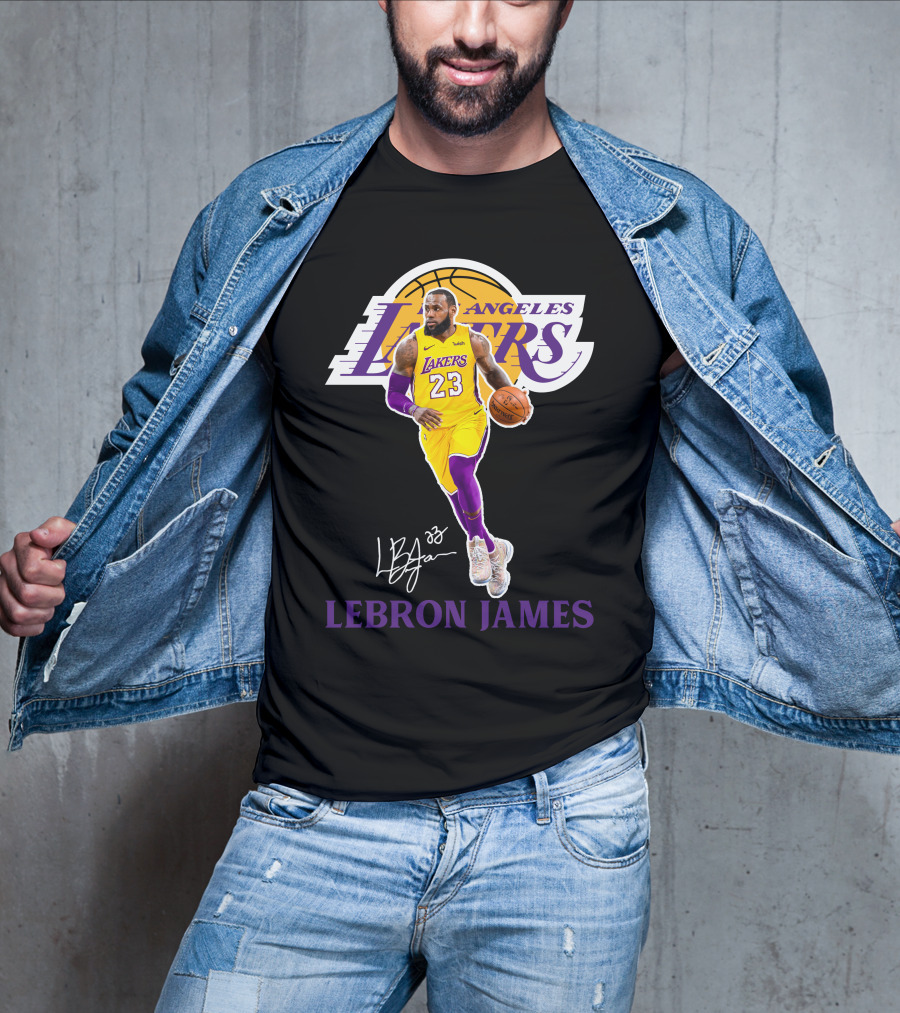 Lebron James Los Angeles Lakers 23 La01 T-Shirt