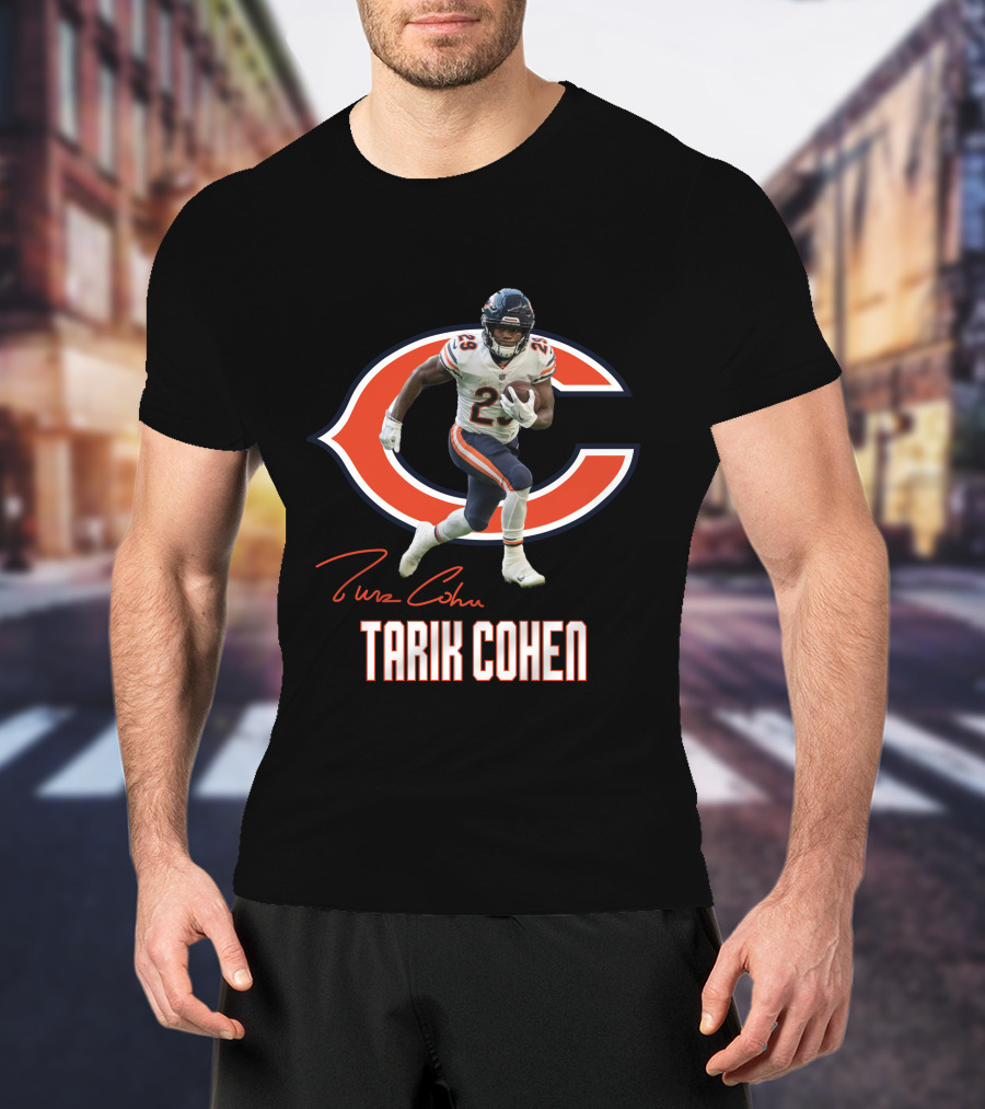 Tarik Cohen Chicago Bears Football C T-Shirt