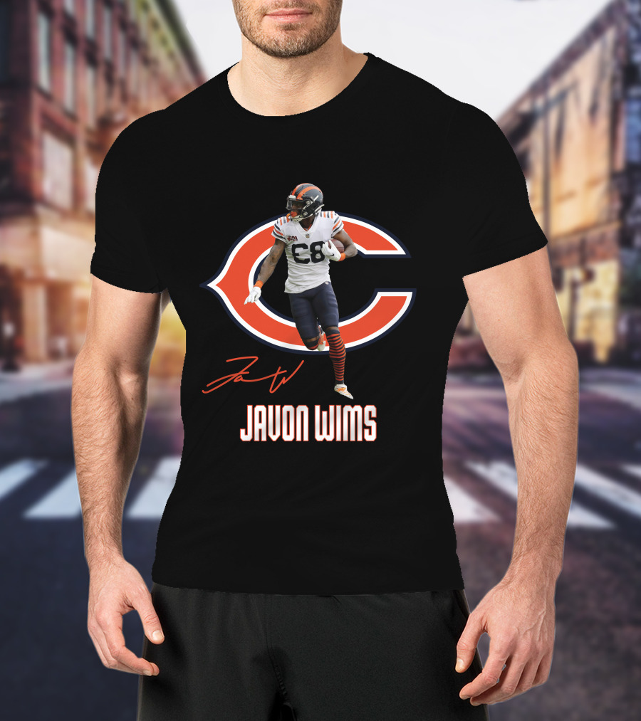 Chicago Bears Javon Wims 08 Football Player Fan Gear T-Shirt