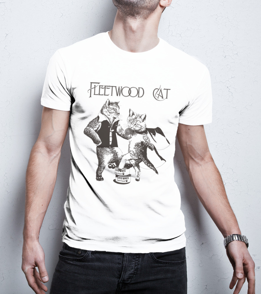 Fleetwood Cat Dreams Cat Food Dancing Cats T-Shirt