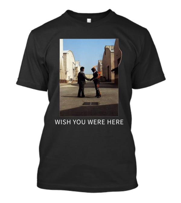 Pf Wish You Were Here Album Cover Iconic Handshake Scene T-Shirt